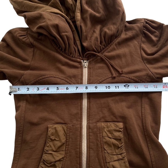PRAIRIE UNDERGROUND LONG CLOAK HOODIE JACKET WOMEN SIZE XS - Picture 9 of 13